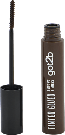 Maskara na obočie a baby vlásky Glued4Brows & Edges 2 v 1, tmavá blond - hnedá got2b