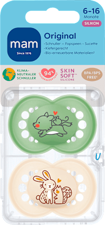 Schnuller Original Pure 6-16 Monate sortiert mam