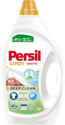 Expert Sensitive tekući deterdžent za pranje rublja Deep Clean, 40 pranja Persil