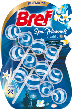 Spa Moments Vitality osvježivač za WC školjku, 3 x 50 g Bref