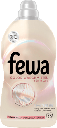 Colorwaschmittel flüssig für helle Wäsche Fewa
