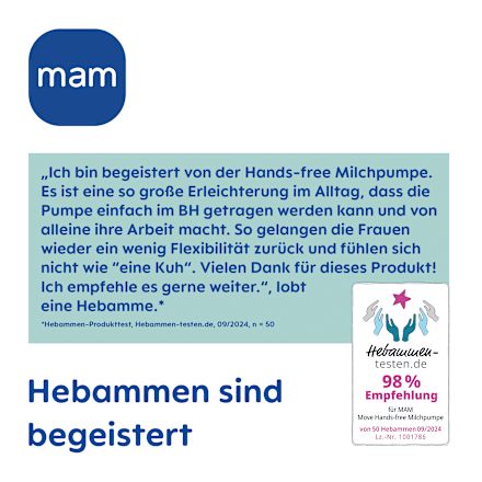 Doppelmilchpumpe Move Hands-free  mam