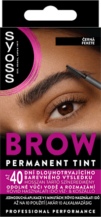 barva na obočí Brow Tint černá syoss