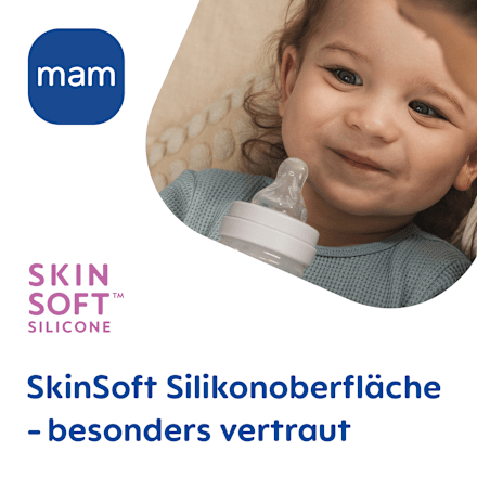 Trinksauger Silikon Gr. 1, von Geburt an mam