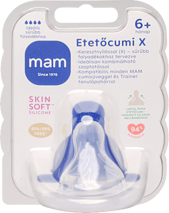 Etetőcumi extra gyors - 6 hónapos kortól mam