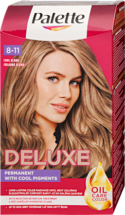 Tartós hajfesték, hűvös természetes szőke 8-11 Palette DELUXE