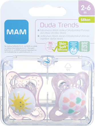 Ortodontska duda Trends, 2-6m+ mam
