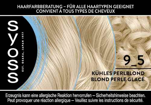 Haarfarbe 9_5 Kühles Perlblond Syoss