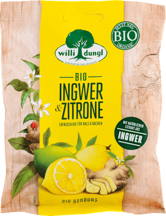 Bio Bonbóny Ingwer & Zitrone willi dungl