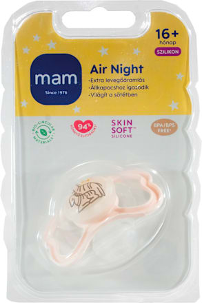 Air Night éjszakai cumi, 16 hónapos kortól, többféle mam