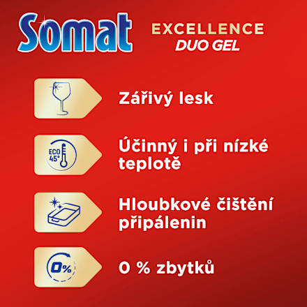 Excellence Duo gel do myčky Somat
