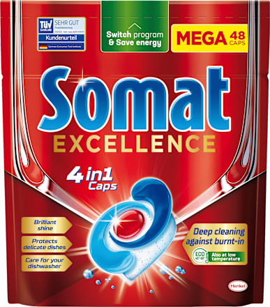 Kapsułki do zmywarki Excellence 4w1 Somat