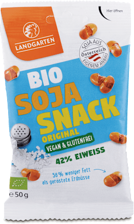 Bio Sója pražená a solená Landgarten