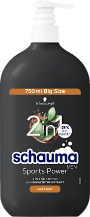 2u1 Men šampon za kosu i tijelo Sports Power schauma
