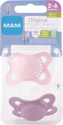 Silikónový cumlík Original - dievča 2-6 m mam