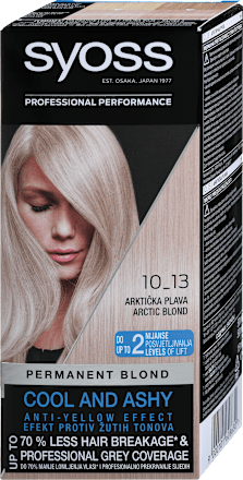 Permanent Blond barva za lase 10-13 Arktična Blond  syoss