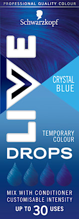 LIVE Drops barva na vlasy Crystal Blue Schwarzkopf LIVE