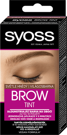 Boja za obrve - Light Brown syoss