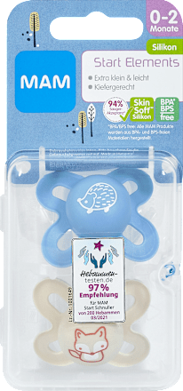 Start Elements Schnuller 0-2 Monate sortiert mam