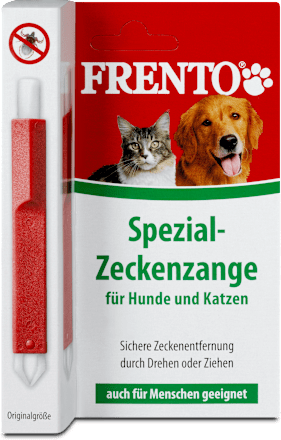 Ungezieferschutz Spezial-Zeckenzange Hunde und Katzen FRENTO