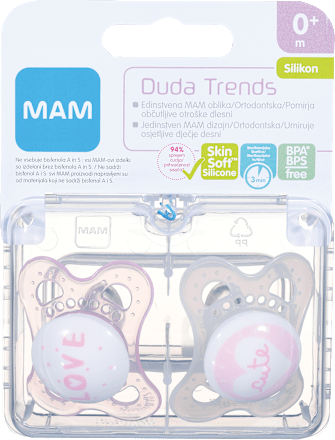 Ortodontska duda Trends, 2-6m+ mam