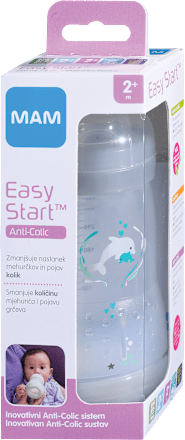 Anti-Colic flašica, od 2. meseca, zapremina: 260ml, više vrsta mam