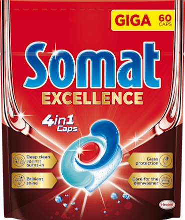 Geschirrspül-Tabs Excellence 4in1 Caps Giga Somat
