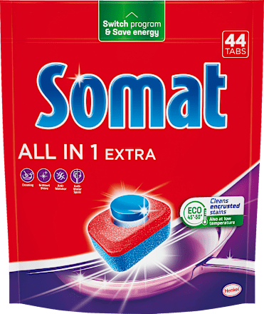 ALL IN 1 EXTRA tablete za mašinsko pranje sudova  Somat