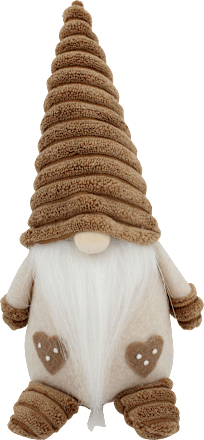 Wichtel mit Plüsch-Mütze, Gr. 25 cm KUWOPA