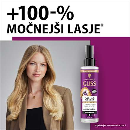 Balzam v spreju Full Hair Wonder Schwarzkopf GLISS