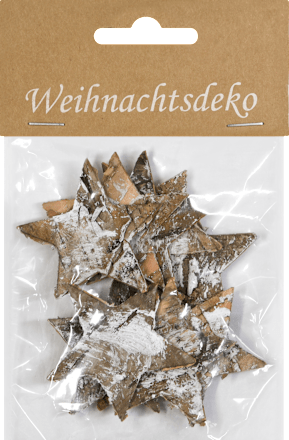 Weihnachtsdeko Birkensterne KUWOPA