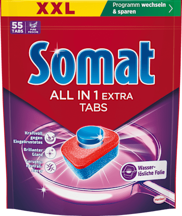 Geschirrspül-Tabs All in 1 Extra XXL Somat