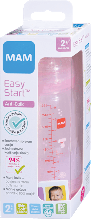 Steklenička Easy Start, 260 ml, 2m+, več različic mam