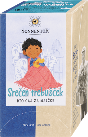 Bio čaj za malčke Srečen Trebušček Sonnentor