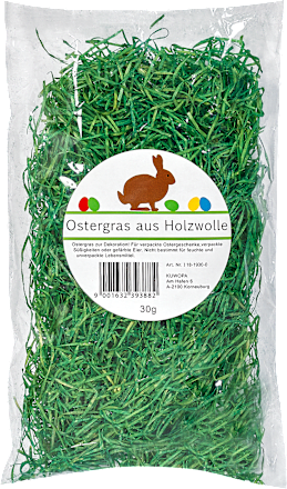Ostergras Holzwolle grün keine Marke
