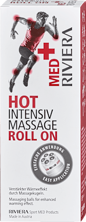 Hot intensiv Massage Roll On Gel Riviera Med+