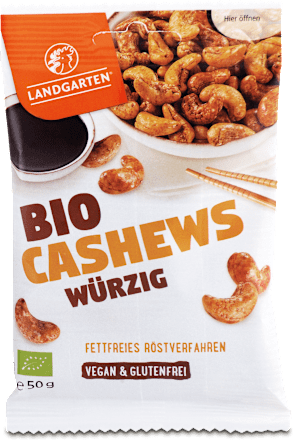 Bio Kešu v Tamari omáčke Landgarten