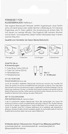 Augenbrauenfarbe Pro Hellbraun BeautyLash®