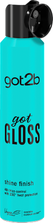 Stylingový sprej pre lesklé vlasy got Gloss shine finish got2b