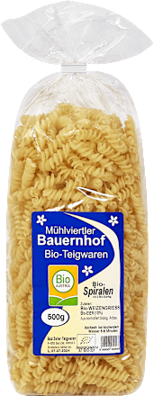 Nudeln Mühlviertler Bauernhof Bio-Spiralen Bad Zeller Eierhof