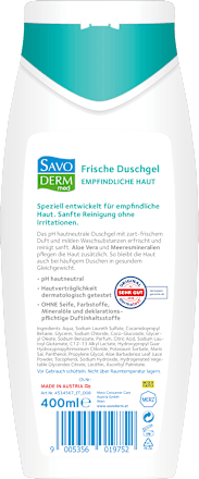 Duschgel Frisch empfindliche Haut Savoderm med