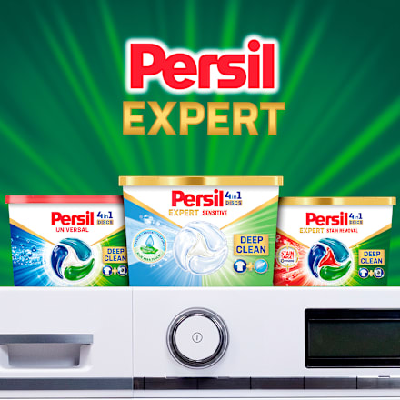 Pracie kapsuly Discs 4v1 Deep Clean Expert Sensitive Persil