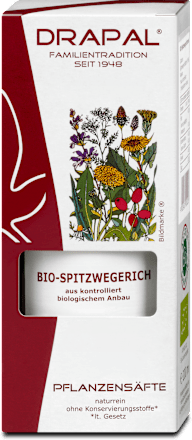 Pflanzensaft Bio-Spitzwegerich Drapal