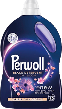renew Black tekući deterdžent za rublje – Dark Bloom, 60 pranja Perwoll