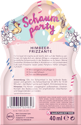 Schaumparty Schaumbad t by tetesept