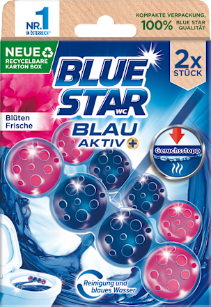 WC-Stein Blau-Aktiv+ Blüten Frische BLUE STAR