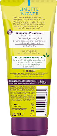 Duschgel Limette Ingwer t by tetesept