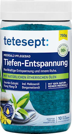 Badesalz Tiefen-Entspannung tetesept