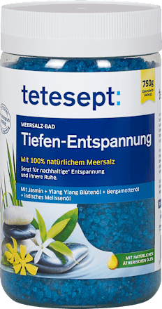 Meersalz-Pflegebad Tiefen-Entspannung tetesept