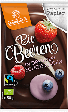 Schokolade Dreierlei Bio Beeren Landgarten